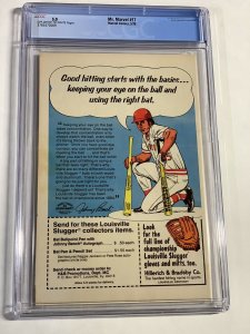 Ms. Marvel 17 Cgc 5.0 Ow/w Pages 2nd Mystique Cameo