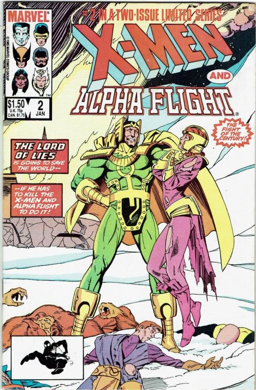 Reserved X-Men/Alpha Flight #2 (1985 v1) Chris Claremont Paul Smith Loki NM