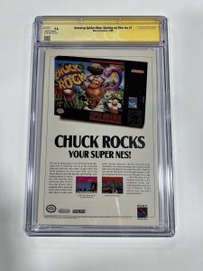 Amazing Spider-man Skating On Thin Ice 1 CGC 9.8 Signature Signed 1990 McFarlane