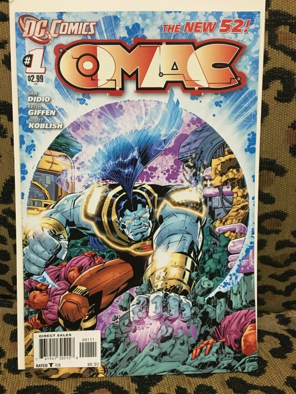 OMAC: THE NEW 52 - DC COMICS - #1-#8 - 2011-12 VF or Better - Didio Giffen