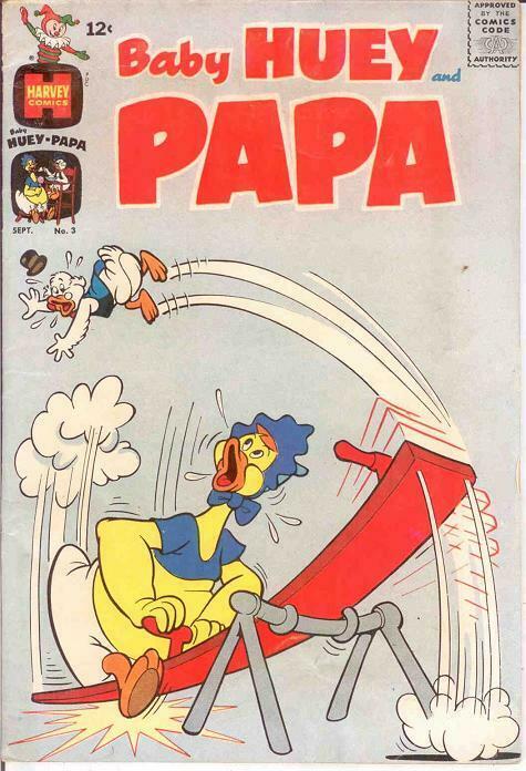 BABY HUEY & PAPA (1962-1968) 3 VG-F Sept. 1962 COMICS BOOK