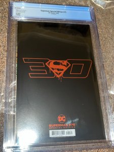 Superman Special Edition 75, Jurgens Foil Variant Cover CGC Graded 9.8