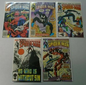 Spectacular Spider-Man lot 10 different 65c covers avg 5.0 VG FN (1985-86)
