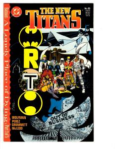 3 The New Teen Titans DC Comic Books # 35 59 60 Batman Robin Nightwing WM4