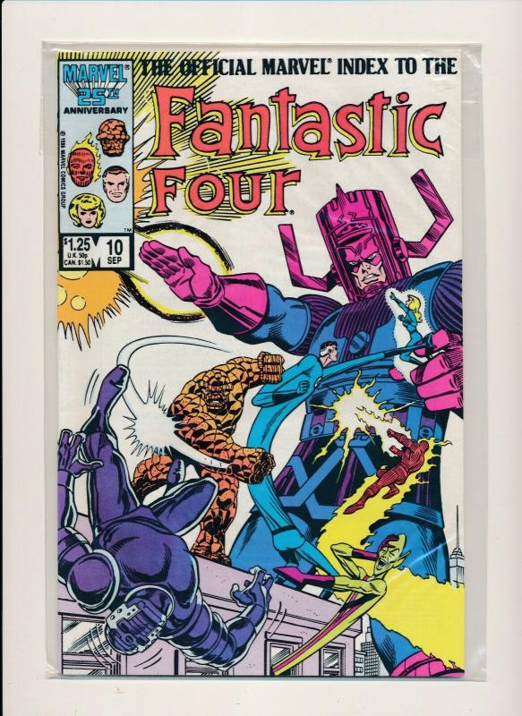 MARVEL set of 12- OFFICIAL INDEX TO FANTASTIC FOUR #1-#12  VF/NM (PF740) 