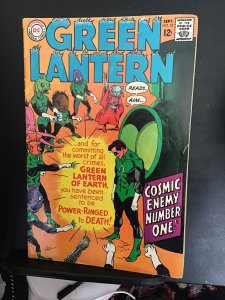 Green Lantern #55 (1967) affordable grade early Green Lantern Corps cover! VG+