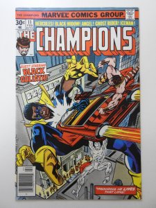 The Champions #11 Guest Starring Black Goliath! Sharp VG Condition!