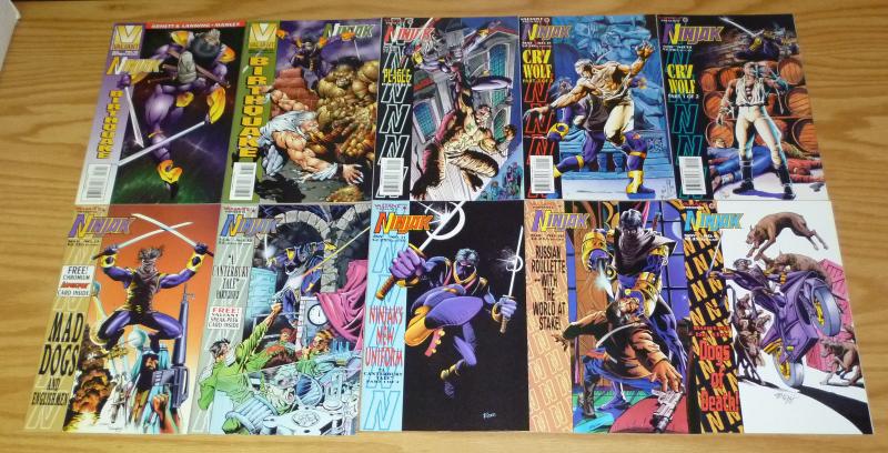 Ninjak #0 00 & 1-26 VF/NM complete series + yearbook - valiant comics set lot 