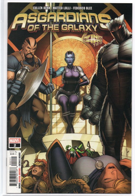 Asgardians of the Galaxy #2A NM+ (Gladiator and the Imperial Guard!)