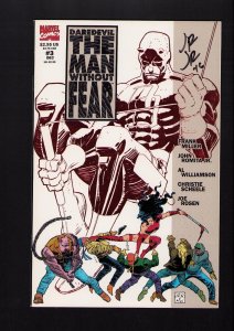 Daredevil The Man Without Fear #3 - SIGNED BY JOHN ROMITA JR! (7.5) 1993