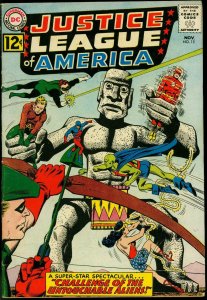 JUSTICE LEAGUE OF AMERICA #15 '62-JLA-ATOM-WONDER WOMAN FN