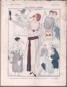 La Vie Parisienne 11/12/1921-spicy early French girlie mag-Good Girl Art-VG