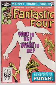 Fantastic Four #234 (VG)1981 John Byrne story/art Direct edition