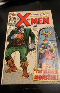 Uncanny X-Men #40 (1968) VF +++ Frankenstein's Monster. Origin Of Cyclop...