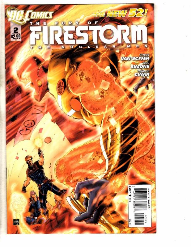 Lot Of 5 Firestorm DC NEW 52 Comic Books # 0 1 2 3 4 Batman Flash Arrow J259 