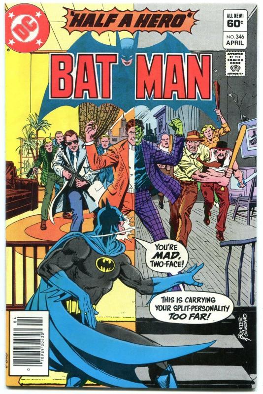 Batman #346 1982-Bronze Age-DC comics-Two-Face NM-