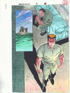Spider-Man Unlimited #9 p.26 Color Guide Art - Prisoners Splash - by John Kalisz