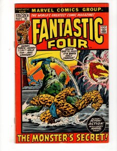 Fantastic Four #125 (1972)  THE MONSTER'S SECRET!  / ID#NN