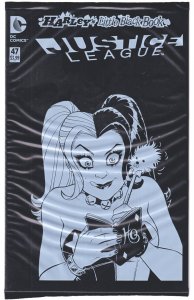 Justice League #47 Polybagged Cover (2016) Harley's Little Black Book