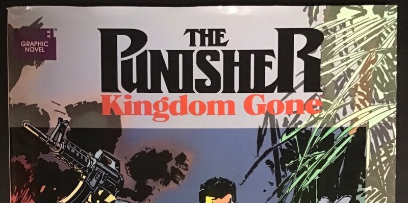 The Punisher: Kingdom Gone HC GN Marvel Comics 1st Printing 1990 w/Dust Jacket