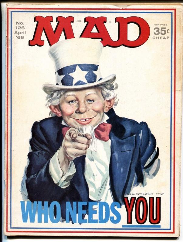 Mad-Magazine-#126-1969-Mort Drucker-Don Martin-David Berg fr