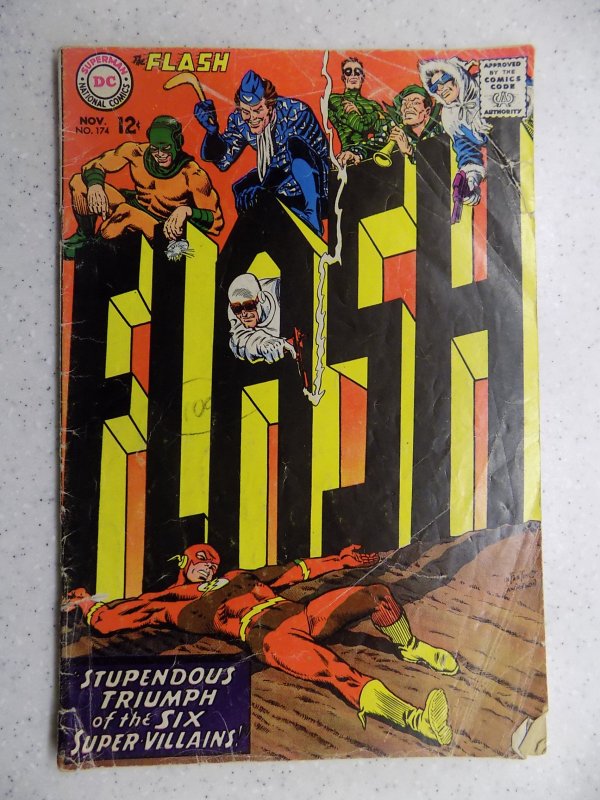 FLASH # 174 DC SILVER ACTION ADVENTURE