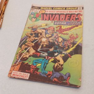 The Invaders 2 Marvel Comics 1975 Bronze Age 1st Appearance Brain Drain Key Book