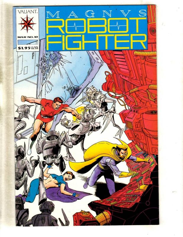 Magnus Robot Fighter # 10 NM Valiant Comic Book Rai Bloodshot Unity MR6