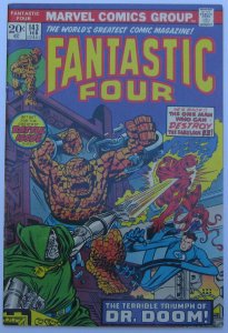 Fantastic Four #143 (Feb 1974, Marvel), FN condition (6.0), B, vs. Doctor Doom
