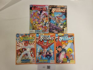 5 Team Titians DC Comic Books #1 1 1 1 2 Annual Bloodlines 72 TJ11