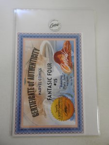 Fantastic Four #15 Campbell Cover (2019) Signed by Campbell Cert sealed!