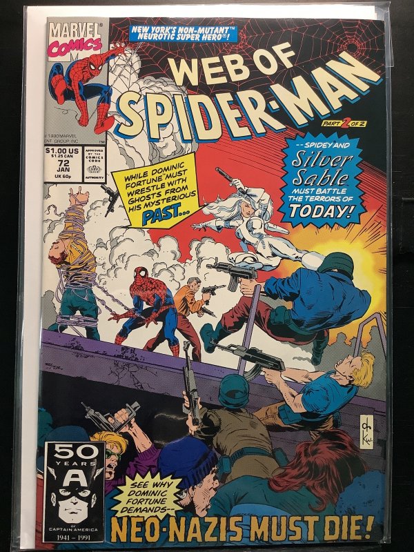 Web of Spider-Man #72 Direct Edition (1991)