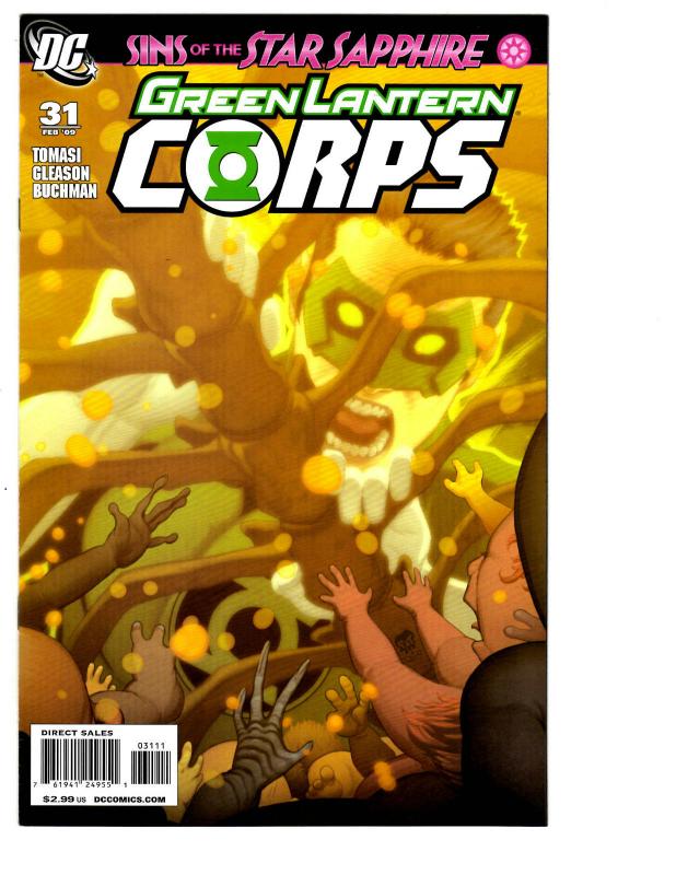 7 Green Lantern Corps DC Comic Books # 21 30 31 32 33 35 43 Sinestro Mongul BH11