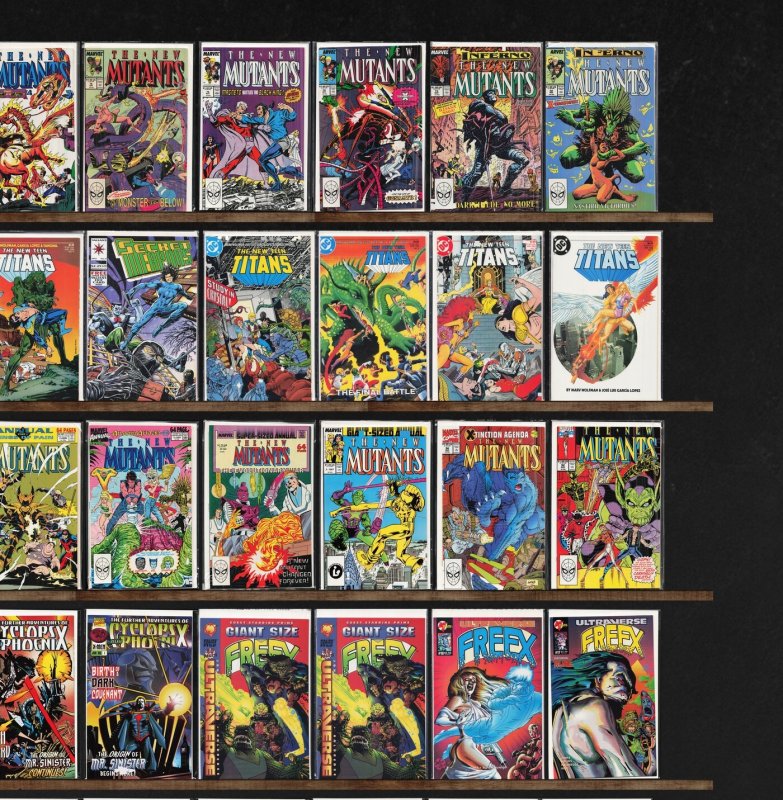 Huge Lot 150+ Comics with Guy Gardner: Warrior, The New Mutants & More!
