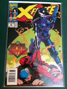 X-force #23 Domino vs Deadpool