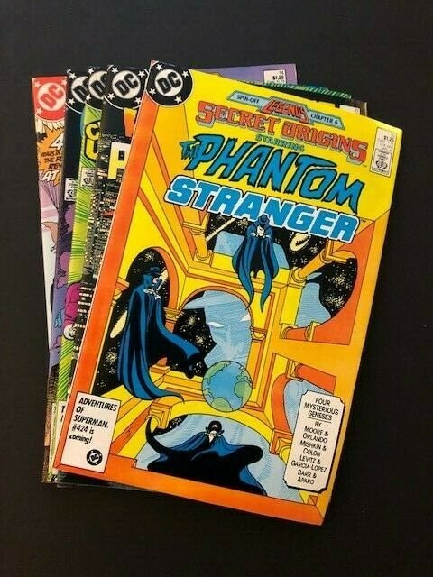 SET of 5-DC SECRET ORIGINS#10-14 Phantom Stranger, Suicide Squad,Fury F/VF(A123)