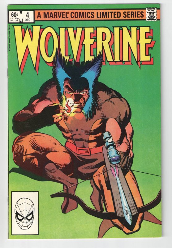 WOLVERINE MINI series 4 VF/NM 9.0;BIG SALE ON EVERYTHING ENDS SOON!