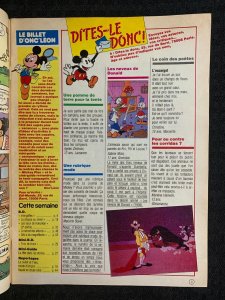 1987 LE JOURNAL DE MICKEY MOUSE Frech Magazine FN+ 6.5