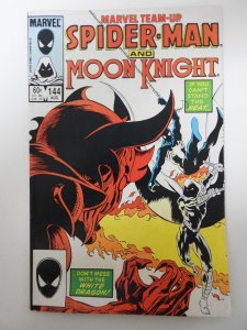 Marvel Team-Up #144 Direct Edition (1984) Spidey and Moon Knight! Sharp VF Cond!