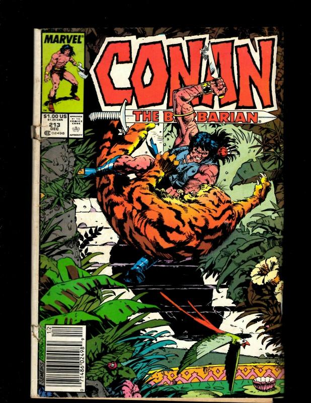 12 Conan Marvel Comics #147 159 168 174 187 202 207 212 213 215 216 217 J369