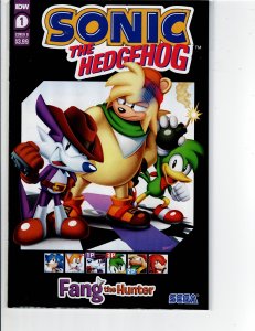 Sonic the Hedgehog Fang the Hunter 1, 2, 3, 4 all cvr B