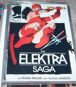 ELEKTRA SAGA COMIC # 3 OF 4 ISSUE MINI SERIES FRANK MILLER