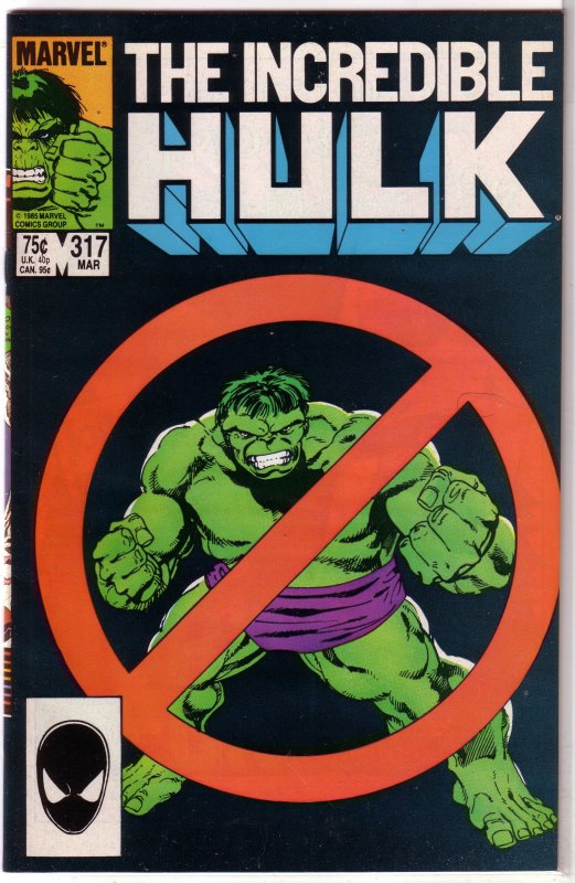 Incredible Hulk   vol. 1   #317 FN Byrne, Hulkbusters, Doc Samson