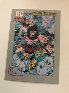 KALIBAK #133 card : 1992 DC Universe Series 1, NM/M, Impel