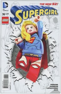 Supergirl #36 (2011) - 8.0 VF *Lego Variant Cover* New 52 