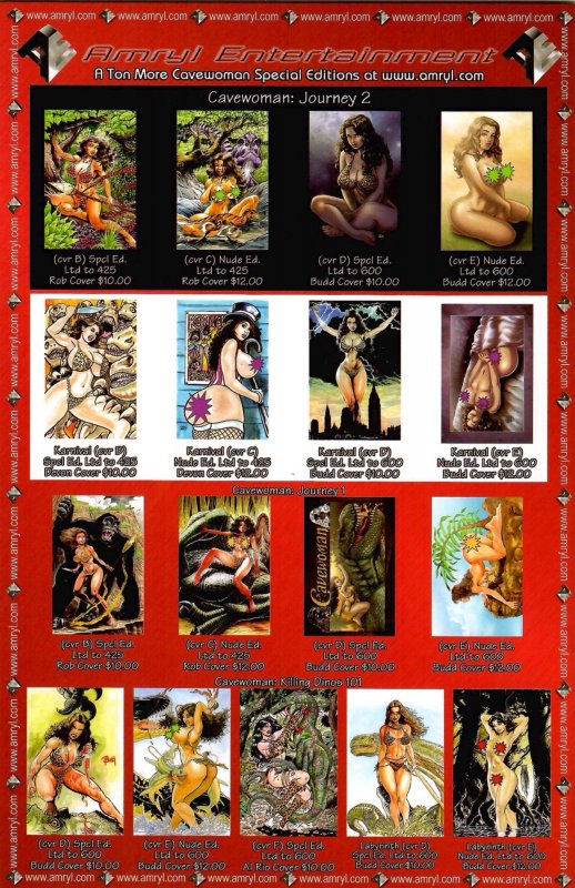 Cavewoman Journey #2 Budd Root Special Edition Nude (2014)