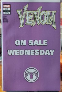 Venom #26 NM on sale Wednesday variant