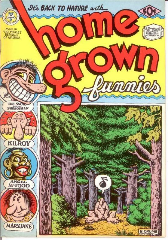 HOME GROWN FUNNIES (1971-1998 KS) 1 (2ND) Crumb  VF COMICS BOOK