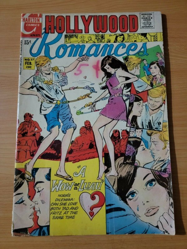 Hollywood Romances #57 ~ FINE FN ~ 1971 Charlton Romance Comics