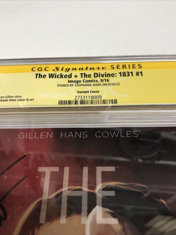 The Wicked + The Divine: 1831 (2016) #1 (CGC 9.6 SS) Signed S. Hans Variant